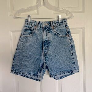 Zara high-waisted denim shorts Size 0